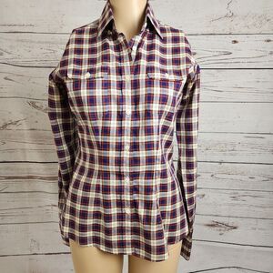 Seize Sur Vingt Plaid Long Sleeve Shirt XS